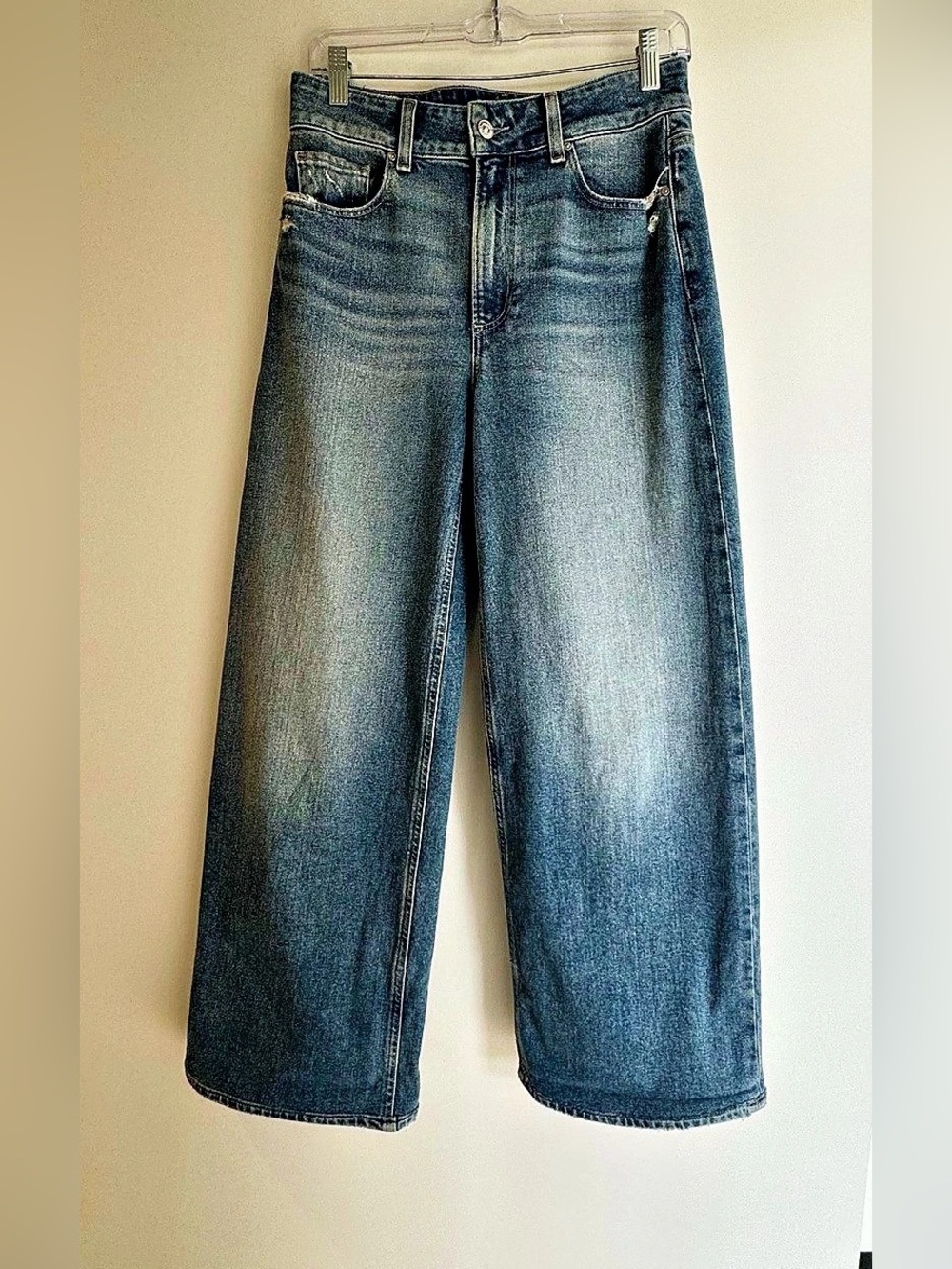 Paige Sasha High-Rise Wide-Leg Jeans